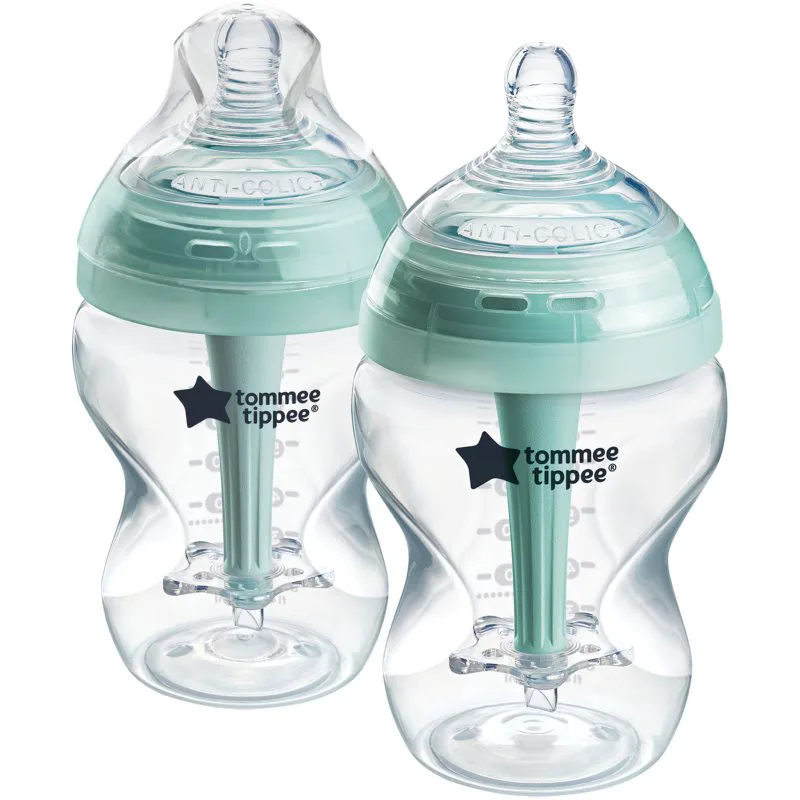 Tommee Tippee Advanced Anti-Colic αυτοαποστειρούμενο μπιμπερό anti-colic Slow Flow 0m+ 2x260 ml
