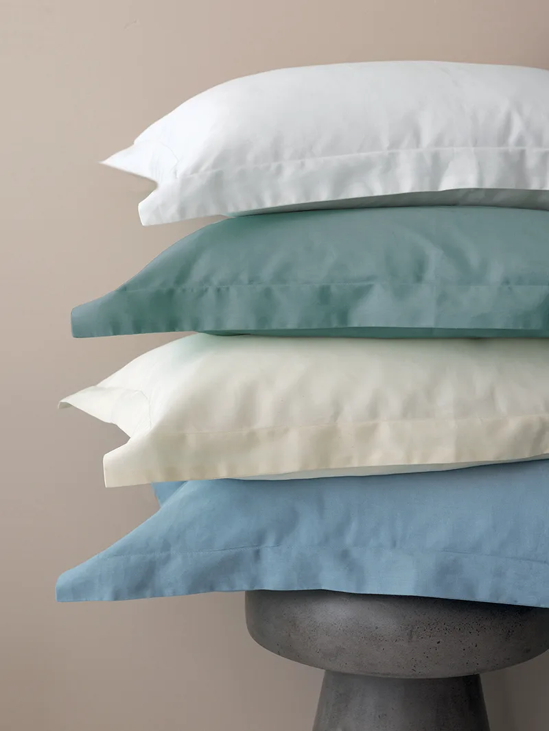Ζεύγος Μαξιλαροθήκες Oxford 52x72 Posh Sateen GREEN - Palamaiki