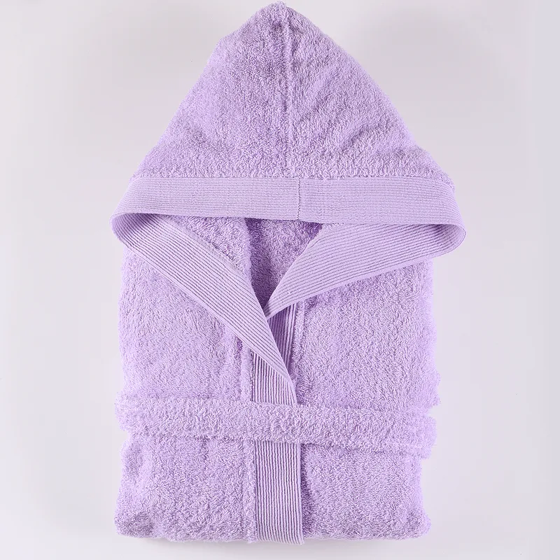 Μπουρνούζι με κουκούλα (XXL) AMADEUS LILAC, RYTHMOS HOME