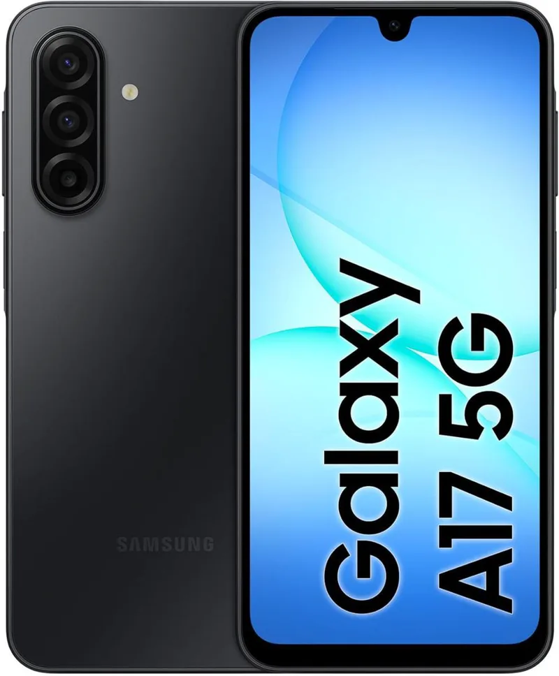 Samsung Galaxy A17 SM-A176 8GB RAM + 256GB Storage, 6.7-inch Display, 5G, Black, Dual SIM, EU Version
