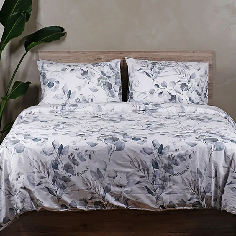 Σεντόνια Μονά (Σετ) 105X205+30 Sunshine Cotton Feelings 932 Grey Με Λάστιχο (105x205+30)