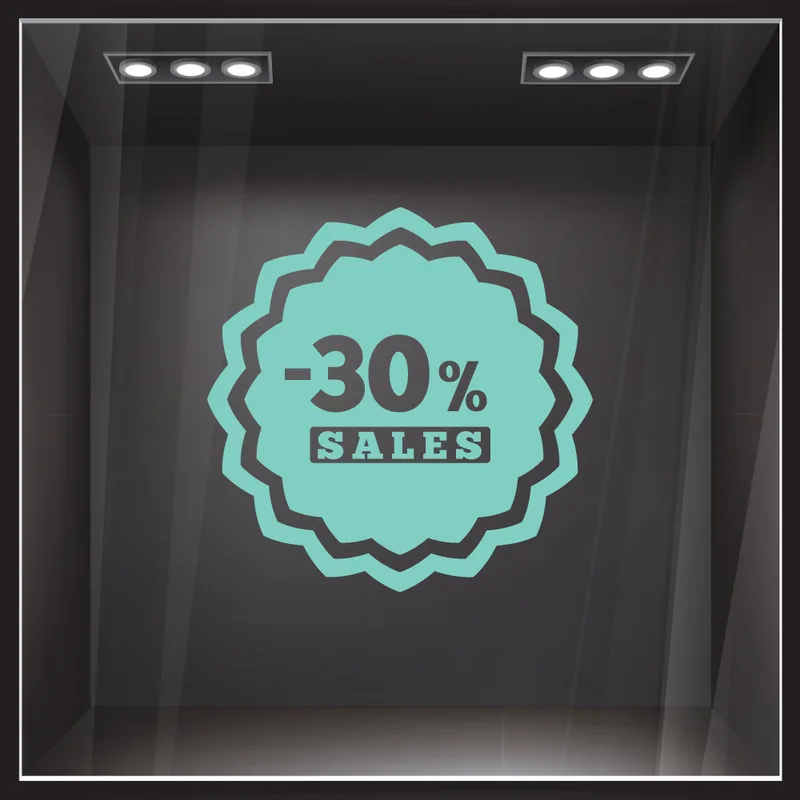 Αυτοκολλητο Εκπτωσεων SALES 50