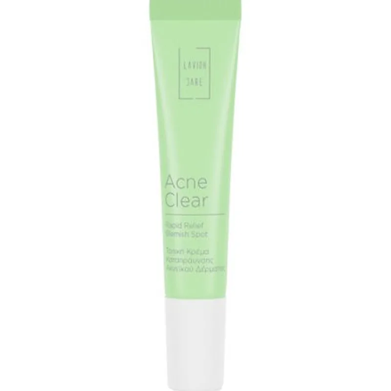 Lavish Care Acne Clear Rapid Relief Blemish Spot Gel Καταπραϋντική Κρέμα-Gel Τοπικής Εφαρμογής Καθημερινής Χρήσης για την Αντιμετώπιση Σπυριών & Λιπαρότητας σε Ακνεϊκά Δέρματα 15ml