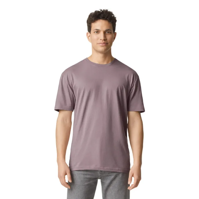 Μονόχρωμο βαμβακερό t-shirt - Paragon