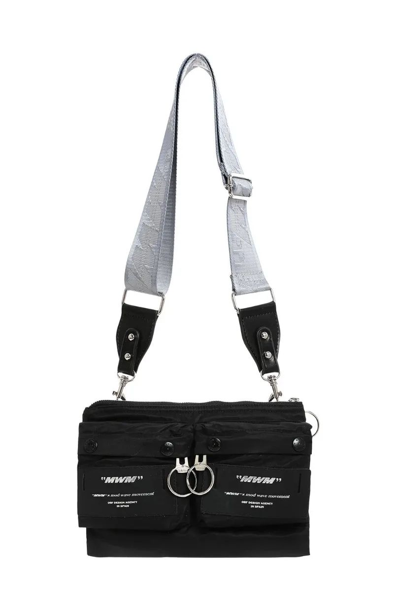 MOD WAVE MOVEMENT Τσαντάκια MWM Metal Strap Small Bag - BLACK-MW080221105-BLACK