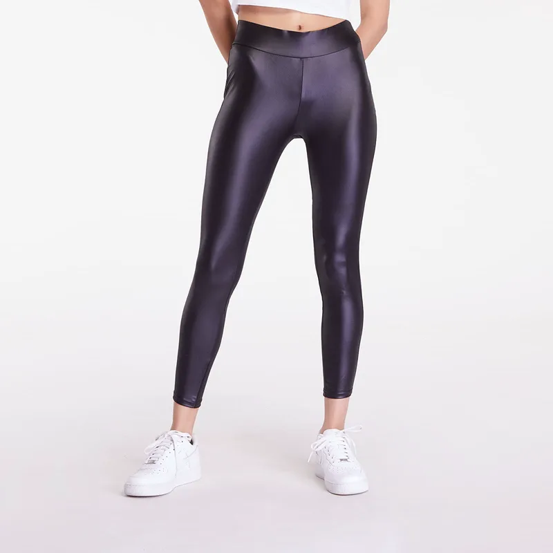 Κολάν Urban Classics Ladies Synthetic Leather Leggings Black S