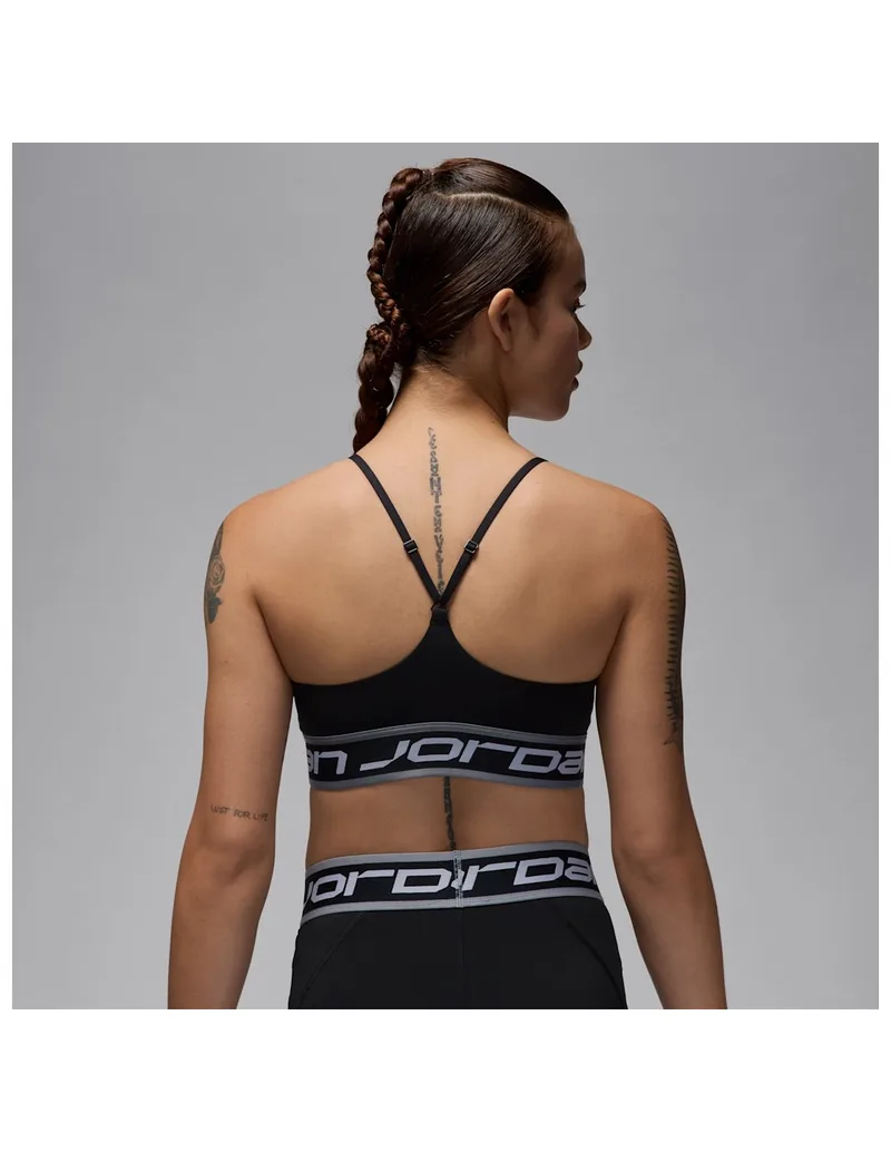 Jordan Sport Indy Women's Light Support Sports Bra BlackStealthBlackWhite FV6498010 MBS