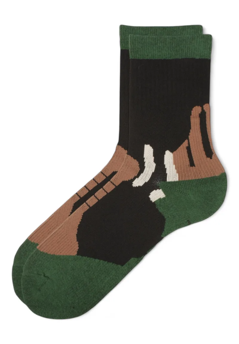 Κάλτσες ανδρικές αθλητικές Trekking Soma SS17-Χακί