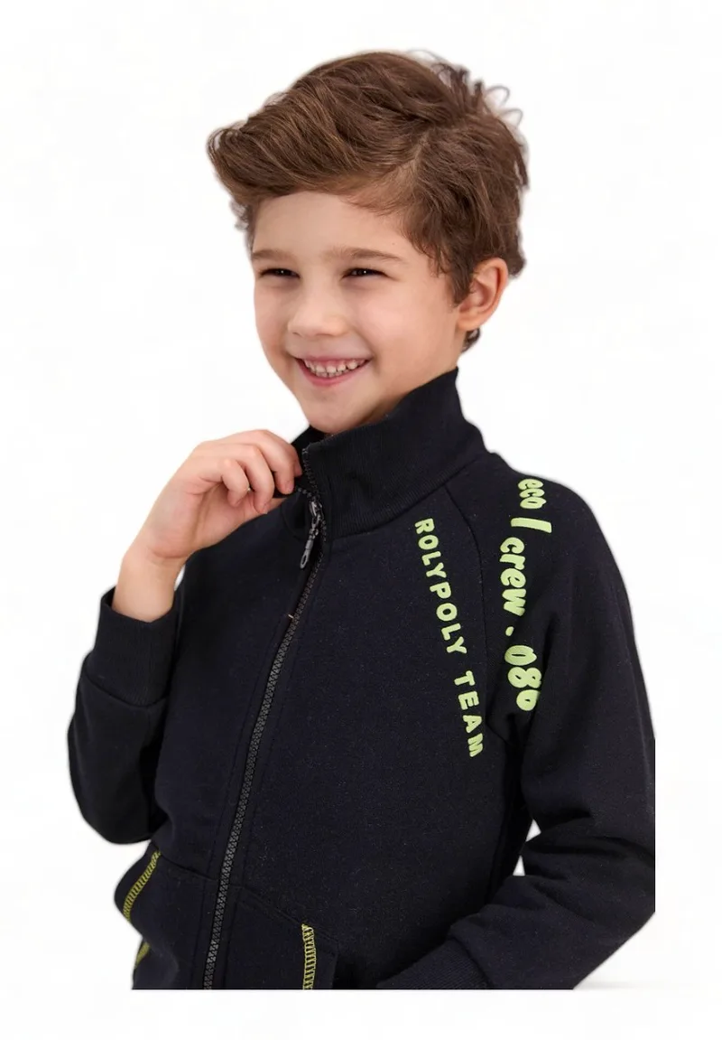Φόρμα παιδική Rolypoly Eco Crew RP2538A-Μαύρο