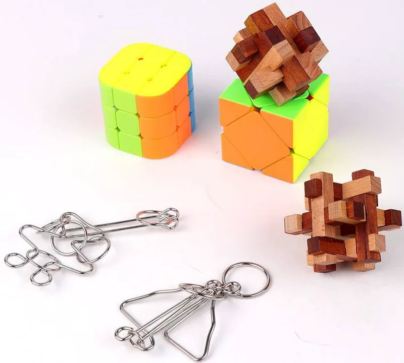 SET OF 6 IN 1 PUZZLES MENSA