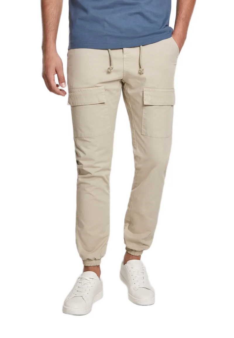 Front Pocket Cargo Jogging Pants Urban Classics TB3511-02439 concrete