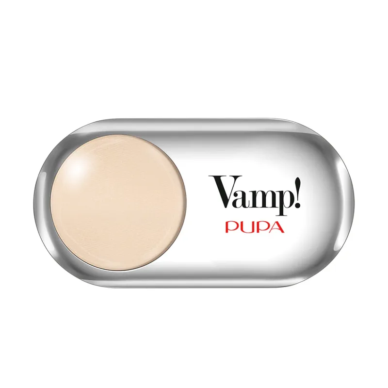 Pupa milano Highly Pigmented Eyeshadows Vamp! (Compact Eyeshadow) 1.5 g - Shade: 400 Vanilla Cream - Matt