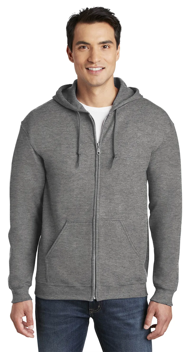 Φούτερ Ζακέτα με Κουκούλα 18600 Gildan Heavy Blend Zip Hoodie Graphite Heather
