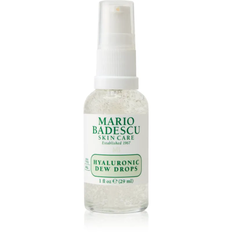 Mario Badescu Hyaluronic Dew Drops ορός προσώπου για λάμψη με υφή τζέλ 29 ml
