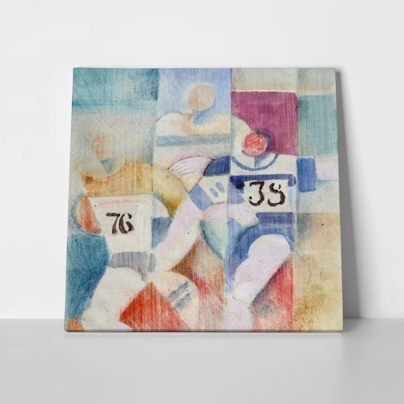 Πίνακας σε Καμβά ROBERT DELAUNAY - THE RUNNERS 1924