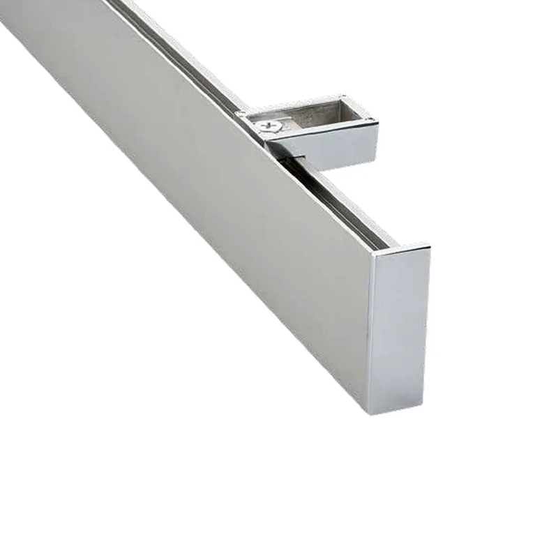 Σιδηρόδρομος Κουρτίνας 5.3cm Domus Simple με Στηρίγματα Οροφής & Χρώμιο Τάπες (4.00m Σιδηρόδρομος Μονός)