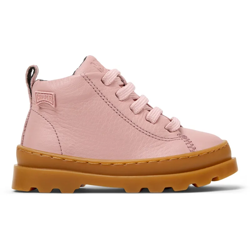 CAMPER Brutus - Μπότες Για Firstwalkers - Ροζ, Μέγεθος 22, Smooth leather