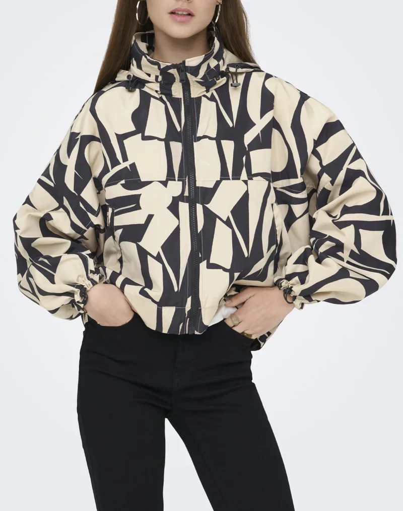 ONLY ONLBETTY BATSLEEVE LIFE AOP JACKET OTW 15281509-NomadCITYGRAPHIC Multi