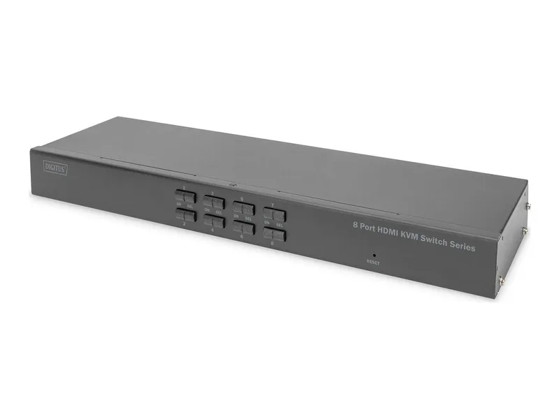 DIGITUS KVM-Switch, 8-Port, Single-Display, 4K, HDMI