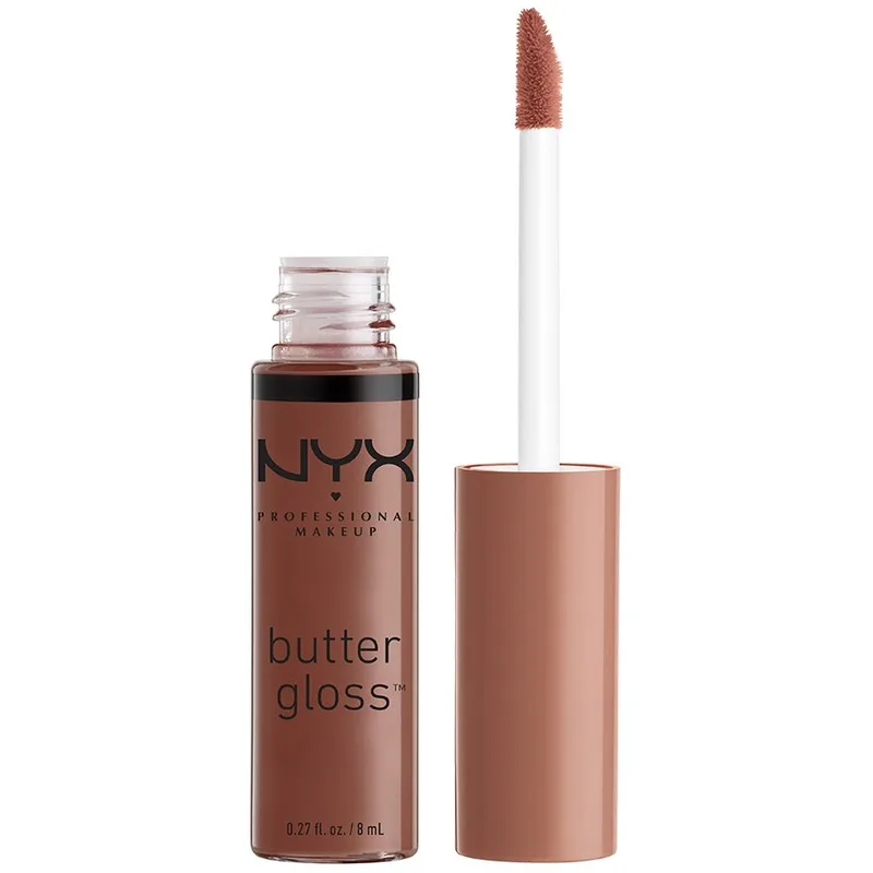 Nyx Professional Makeup Lip Butter Gloss Βελούδινα Απαλό & Μεταξένιο Lip Gloss 8ml - 17 Ginger Snap