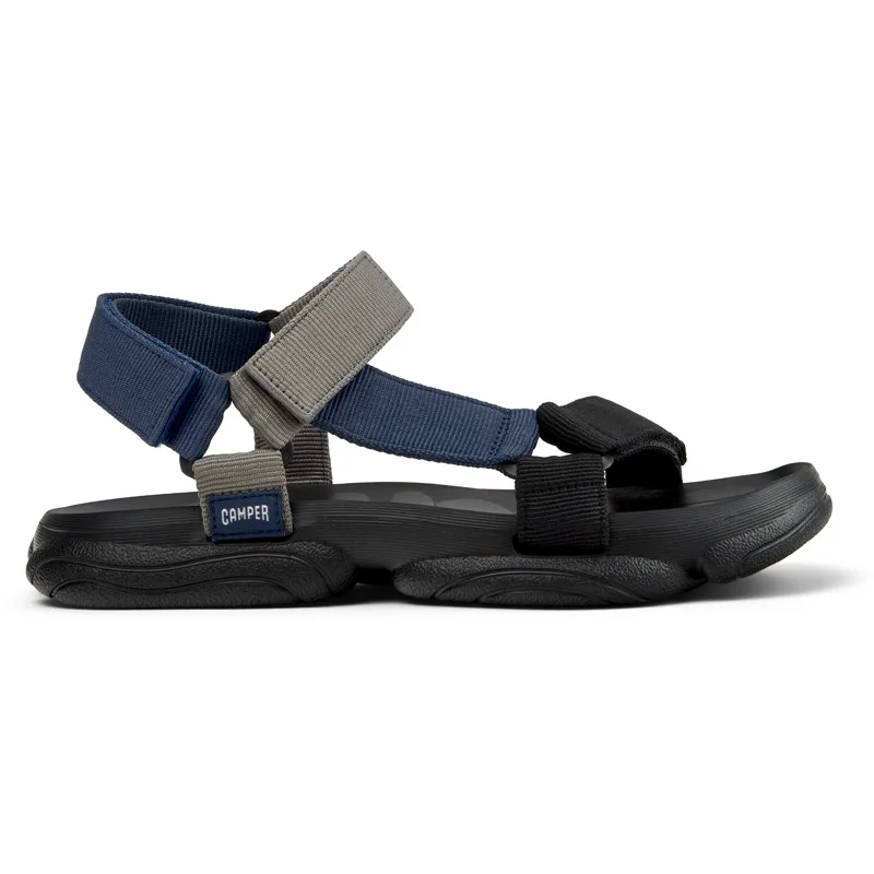 CAMPER Karst Sandal - Casual παπούτσια Για Ανδρικα - Μπλε,Γκρι,Μαύρο, Μέγεθος 39, Cotton fabric