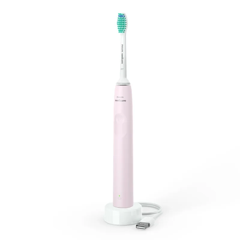 Philips Sonicare 2100 Series Ηλεκτρική Οδοντόβουρτσα για Επαγγελματικό Καθαρισμό Ανάμεσα στα Δόντια 1 Τεμάχιο, Κωδ HX3651/11 - Ροζ