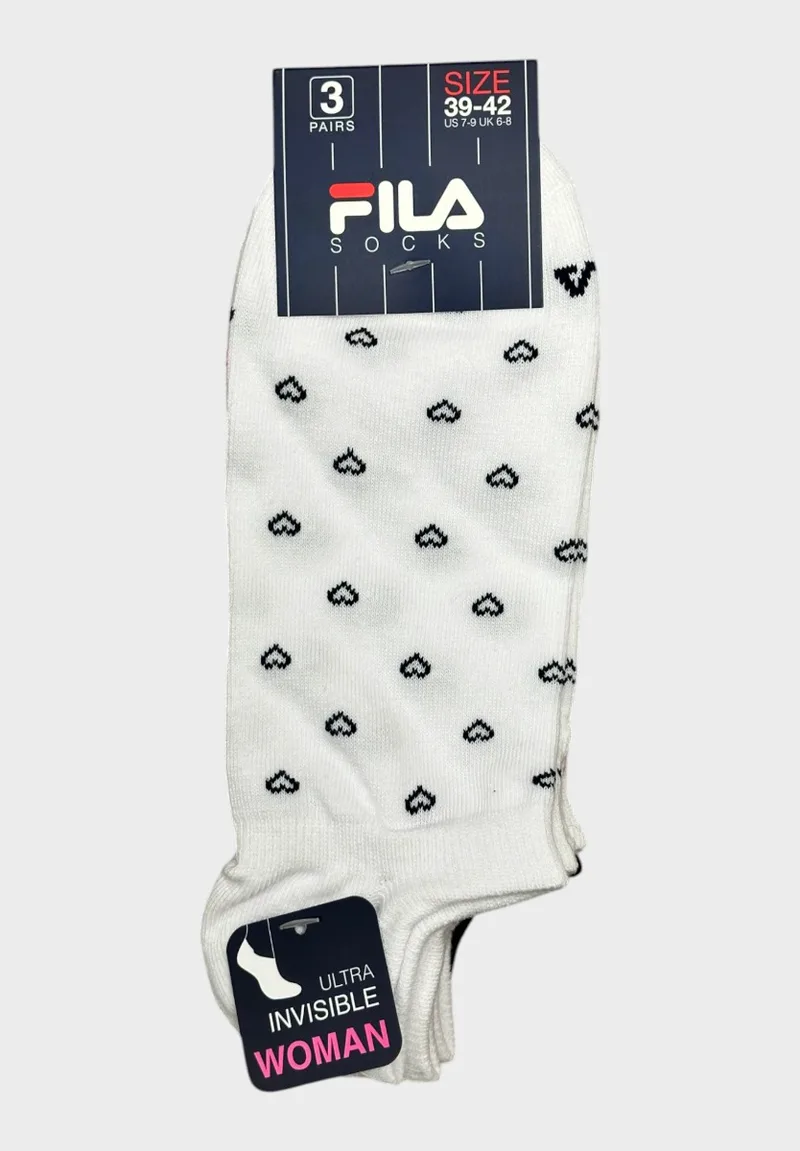 FILA Γυναικεία Σοσόνια Invisible Hearts White/Navy F1156-125