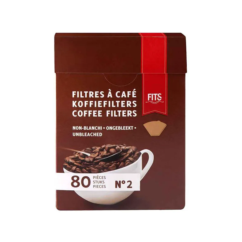 Φίλτρα καφέ NO2 FITS Χάρτινα Coffee Filters - 80 τεμ.