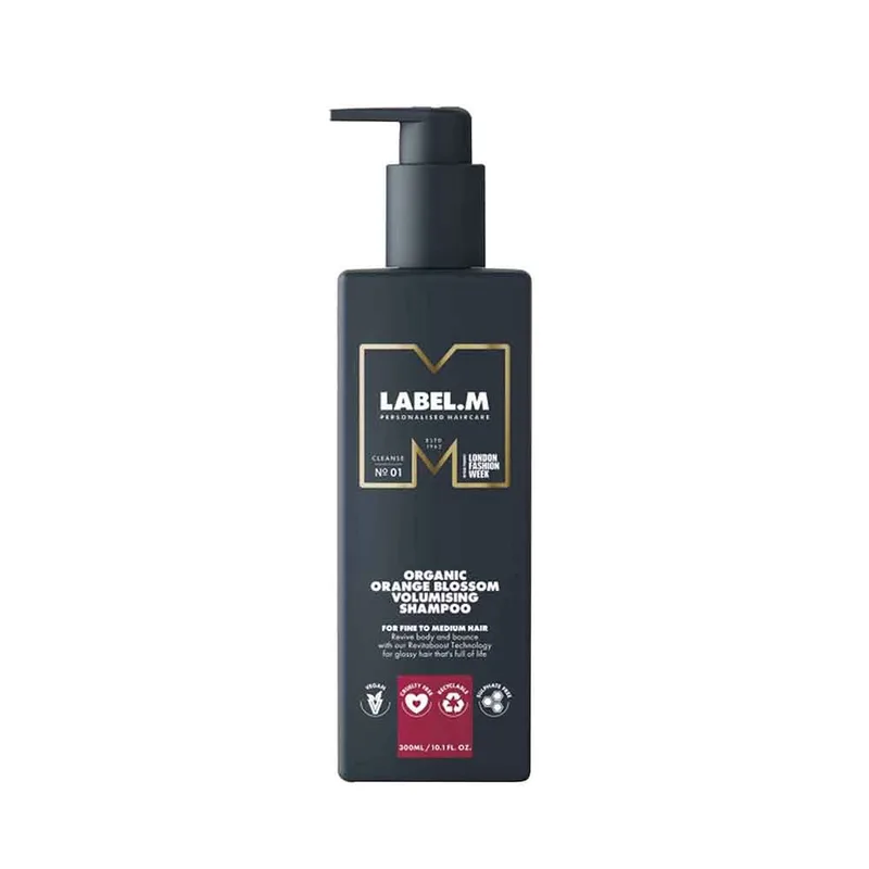 Label.m Personalised Haircare Cleanse No 01 Organic Πορτοκαλί Blossom Volumising Shampoo (300ml)