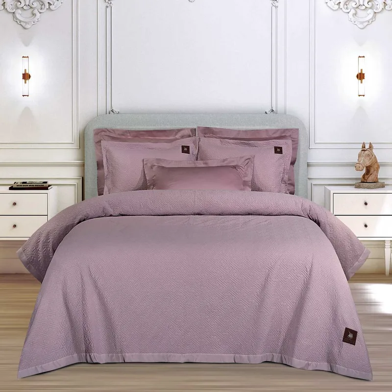 ΚΟΥΒΕΡΛΙ KING SIZE GREENWICH POLO CLUB ESSENTIAL 4448 ΜΩΒ NUDE (240X250CM)