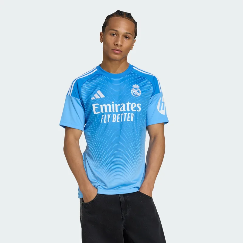 adidas Real Madrid FC 2025/26 Home Goalkeeper Ανδρική Ποδοσφαιρική Φανέλα (9000249347_89425)