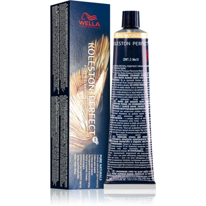 Wella Professionals Koleston Perfect ME+ Pure Naturals μόνιμη βαφή μαλλιών απόχρωση 10/0 60 ml