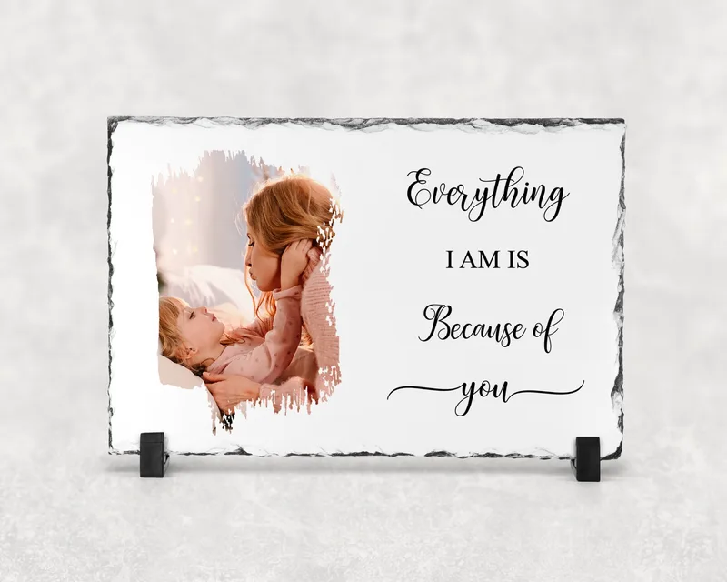Κορνίζα πέτρινη - Everything I am is because of you - 20ε x 30εκ.