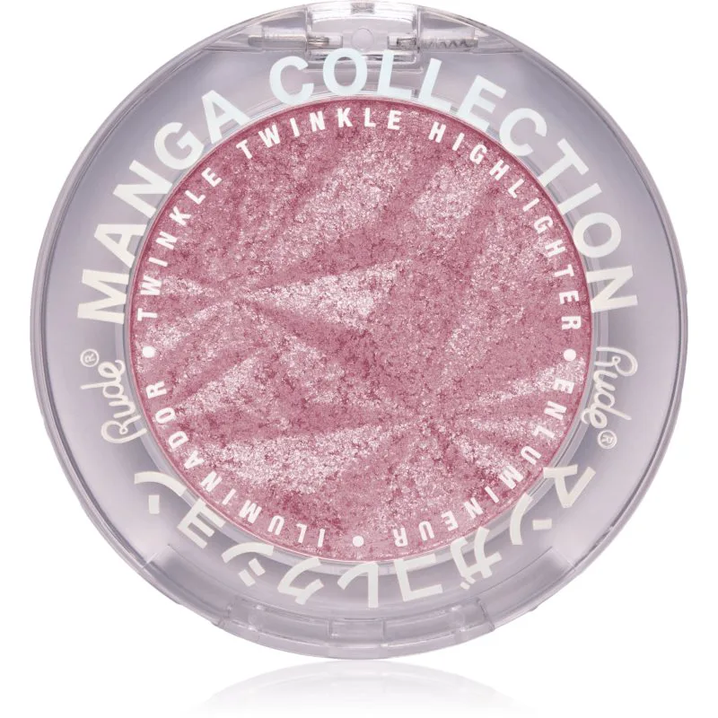 Rude Cosmetics Manga Collection Twinkle Twinkle Highlighter συμπαγής πούδρα λάμψης απόχρωση Sawa-Chan's Heart 4 γρ