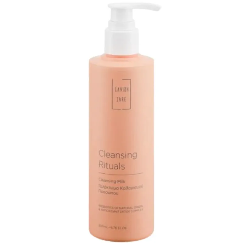 Lavish Care Cleansing Rituals Cleansing Milk Γαλάκτωμα Καθαρισμού Προσώπου για Όλους τους Τύπους Επιδερμίδας, με Αντλία 200ml