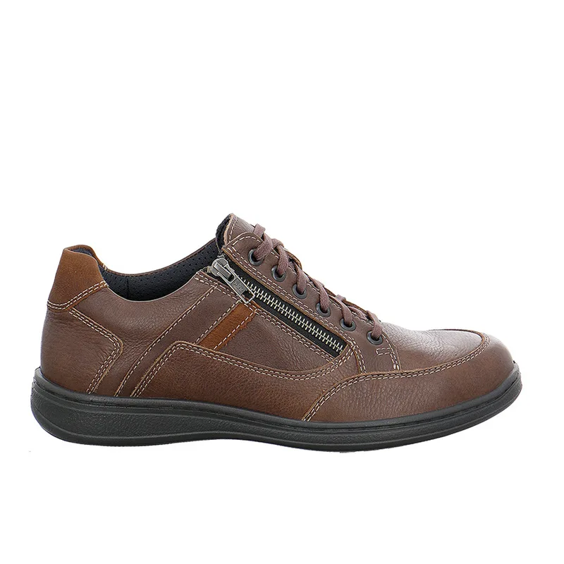 Jomos 4633052313053 Aνατομικό Δερμάτινο Comfort Casual Καφέ