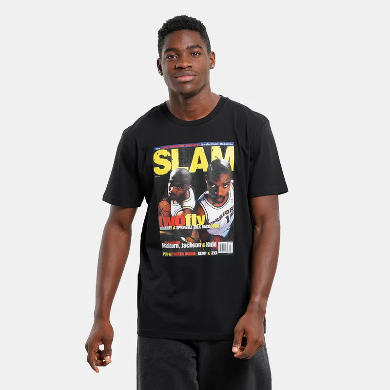 Mitchell & Ness NBA May '95 Golden State Warriors Slam Cover Ανδρικό T-shirt (9000167772_1469)