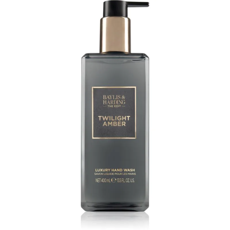 Baylis & Harding The Edit Twilight Amber πολυτελές ρευστό σαπούνι Amber, Vertiver & Vanilla 400 ml