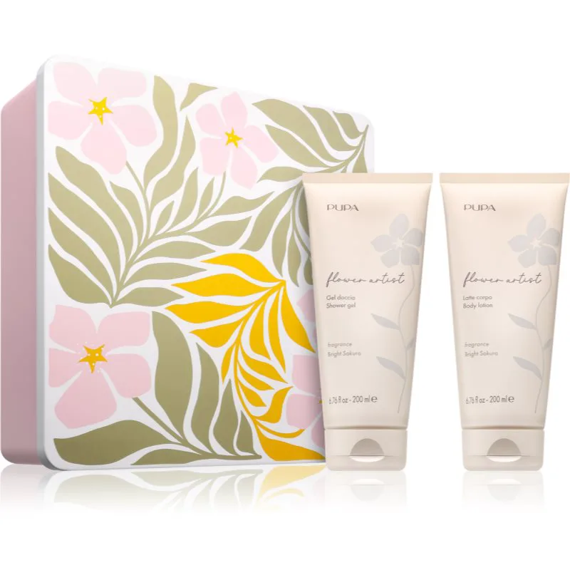 PUPA Milano Flower Artist Kit σετ δώρου για το σώμα με άρωμα Bright Sakura