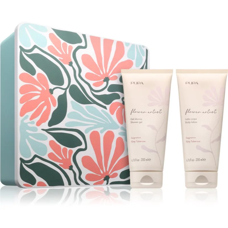 PUPA Milano Flower Artist Kit σετ δώρου για το σώμα με άρωμα Flirty Tuberose