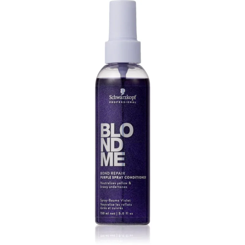 Schwarzkopf Professional Blondme Bond Repair Purple Spray Conditioner Βιολέ κοντίσιονερ σε σπρέι 150 ml