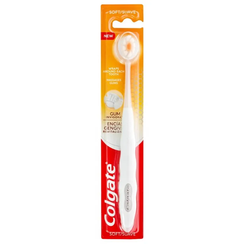 Colgate Gum Invigorate Οδοντόβουρτσα για Βαθύ Καθαρισμό Soft, 1 Τεμάχιο - άσπρο