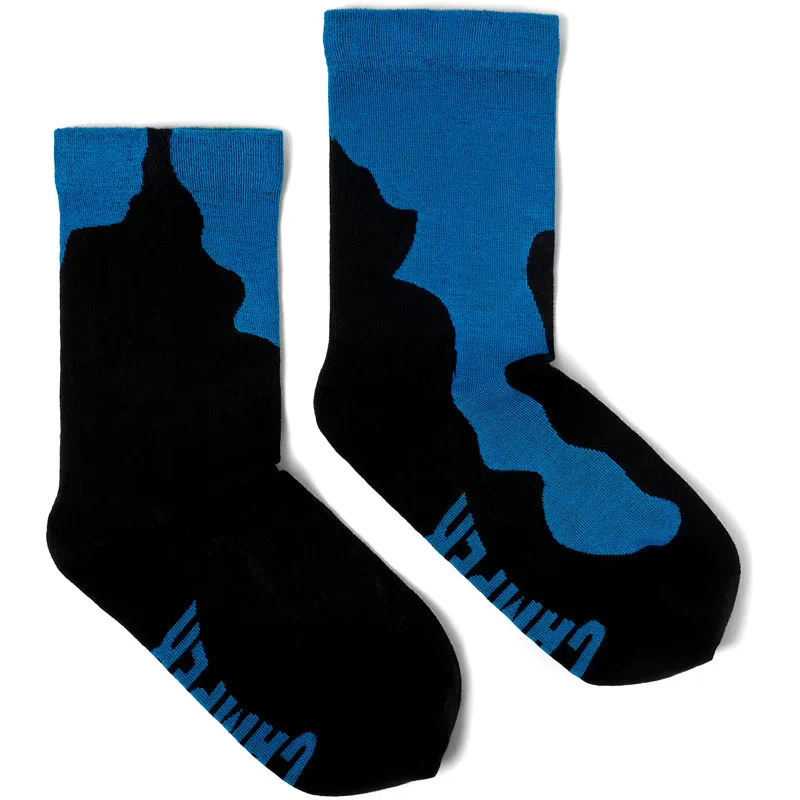 CAMPER Calma Socks PYRATEX® - Unisex Κάλτσες - Μαύρο,Μπλε, Μέγεθος M, Cotton fabric