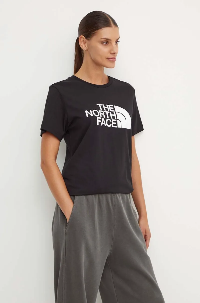 Βαμβακερό μπλουζάκι The North Face W S/S Relaxed Easy Tee