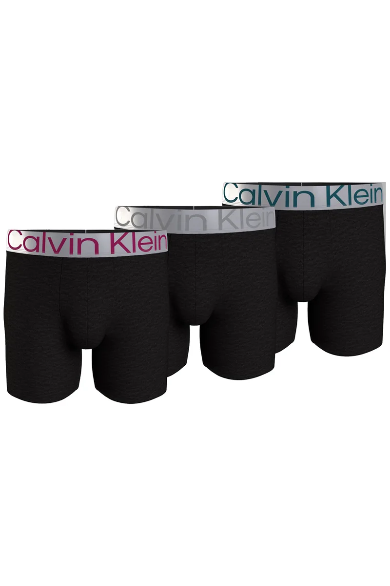 Calvin Klein Ανδρικά μποξεράκια Reconsidered Steel (3τμχ.)-NB3131A-NCA