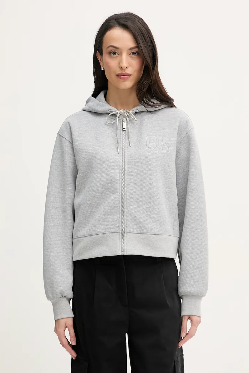 Calvin Klein Jeans μπλούζα με κουκούλα γυναικεία