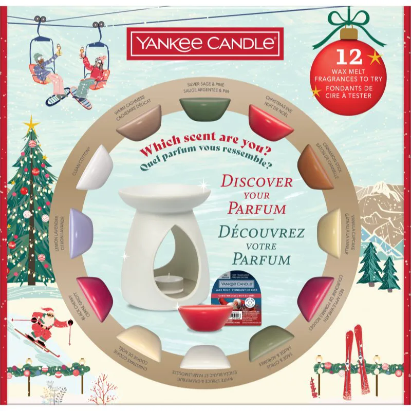 Yankee Candle Christmas Collection Aromalamp & 12 Wax Melts σετ δώρου