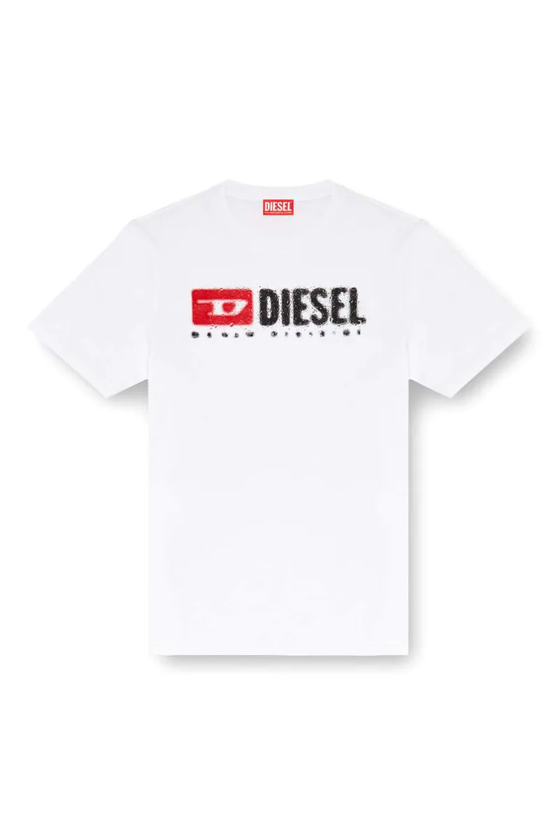DIESEL T-Shirts T-ADJUST-K14 - Λευκό-A15025-0GRAI-100-WHITE