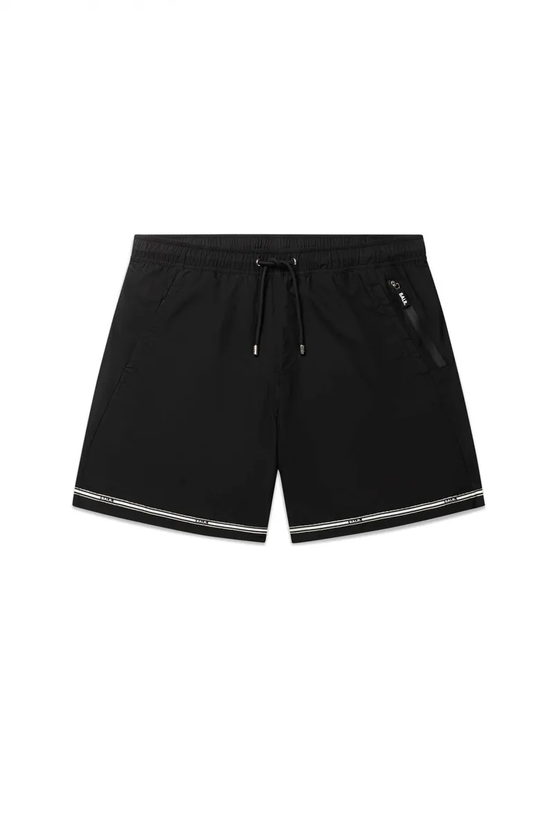 BALR. ΜΑΓΙΩ TAPE SWIMSHORTS LOGO ΜΑΥΡΟ