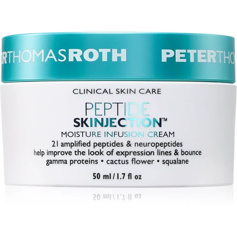 Peter Thomas Roth Peptide Skinjection™ Moisture Infusion Cream Refillable λειαντική ενυδατική κρέμα με πεπτίδια επαναγεμιζόμενος 50 ml